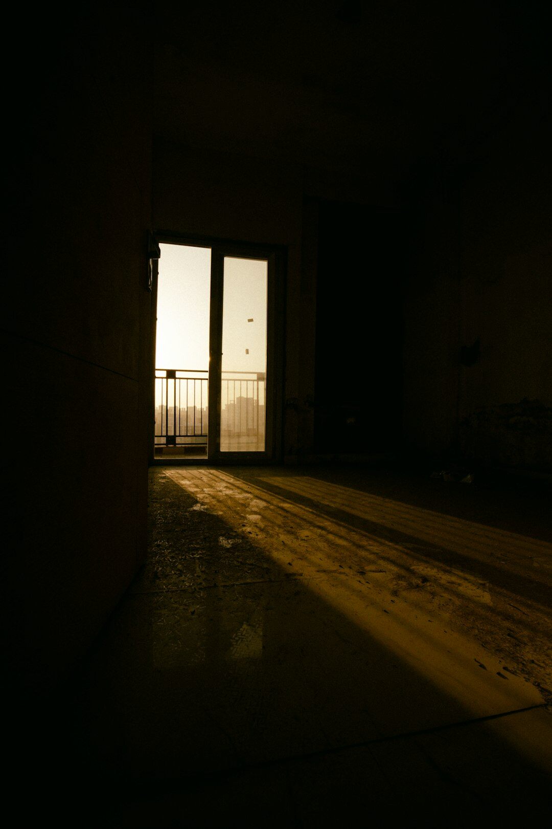 old abandoned house interior